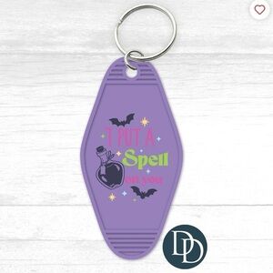 I put a‎ spell on you motel keychain
